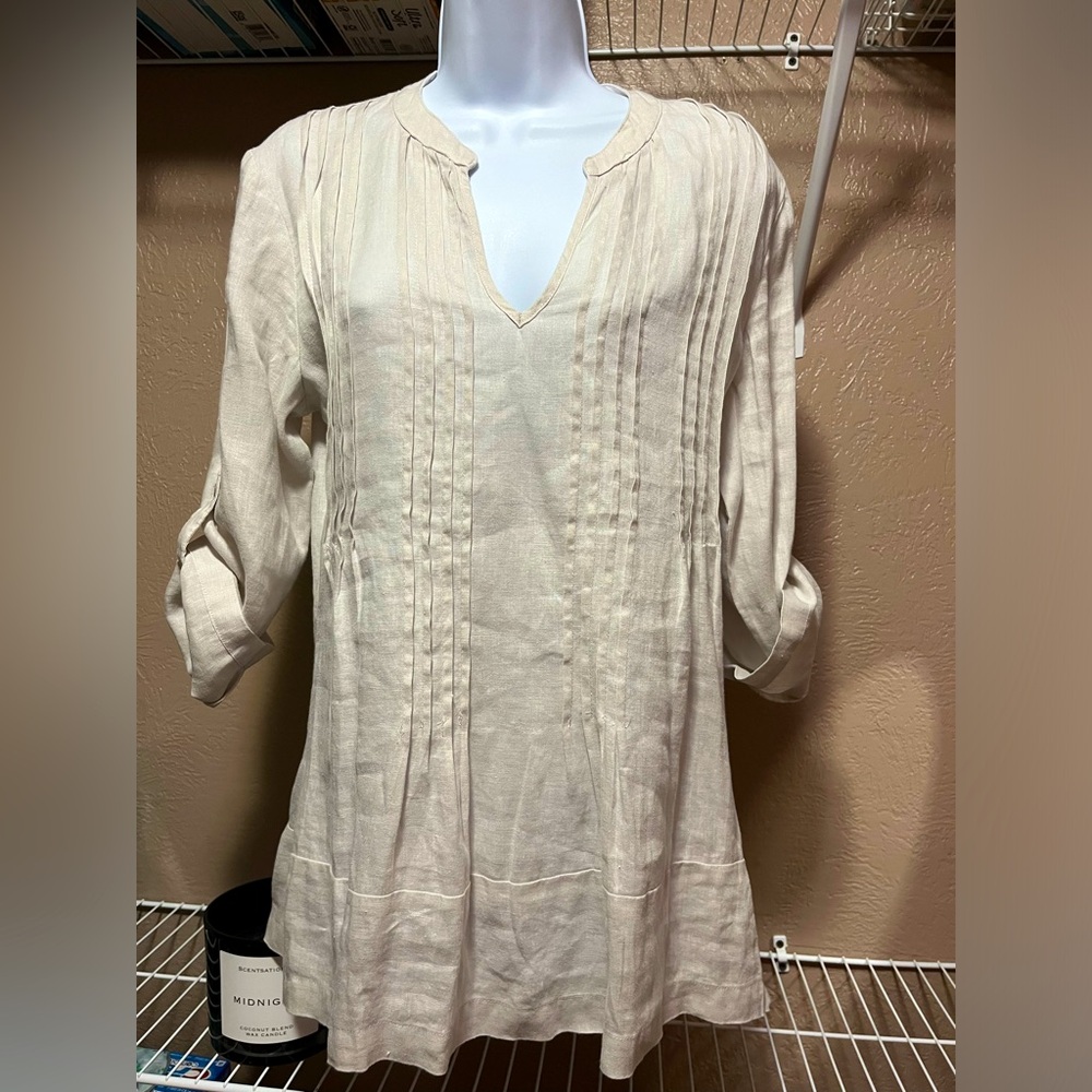 Saint Tropez West 100% Linen Top